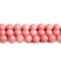 Rhodonite Beads, Rhodochrosite, Round, polished, DIY pink 