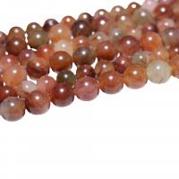 Rubinquarz Perle, rund, poliert, DIY & verschiedene Größen vorhanden, verkauft von Strang