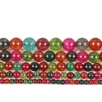 Круглые хрустальные бусины, Кристаллы, Круглая, полированный, DIY & разный размер для выбора, разноцветный, продается Strand