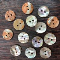 2 Hole Shell Button, Round 