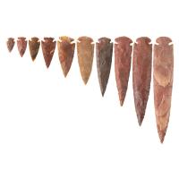 Colgantes de la ágata mixto, Ágata, punta de flecha, Bricolaje & diverso tamaño para la opción, roja alheña, Vendido por UD