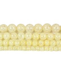 Round Crystal Beads, polished, DIY Lt colorado topaz 