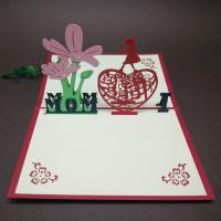 Greeting Card, Paper, plated, 3D effect & hollow 