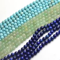 Perles de pierre gemme mixte, Pierre naturelle, Rond, plus de couleurs à choisir, Vendu par brin