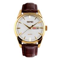 Men Wrist Watch, Zinc Alloy, with PU Leather & Glass & Stainless Steel, Japanese movement, plated, Life water resistant & Unisex 