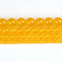 Yellow Calcedony Beads, plated, DIY 