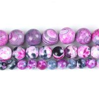 Natural Fire Agate Beads, plated, DIY multi-colored 