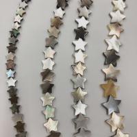 Perlas De Concha Del Labio Negro, Nácar, Estrella, Vendido por Sarta