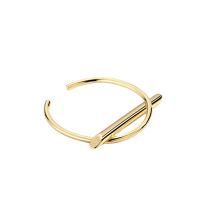 Brass Cuff Finger Ring, plated, Adjustable & for woman 25mm 