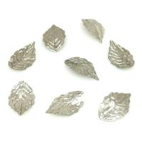 Stainless Steel Leaf Pendant, durable & DIY Approx 1mm 