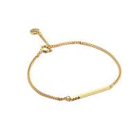 Rhinestone Brass Bracelets, with 1.18 inch extender chain, gold color plated, for woman & with rhinestone Approx 6.3 Inch 