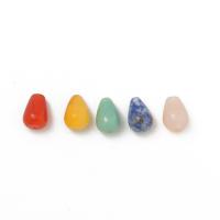 Mixed Gemstone Beads, Natural Stone, Teardrop, polished, DIY 