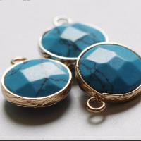 Gemstone Zinc Alloy Pendants, Agate, fashion jewelry & DIY 