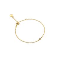 Rhinestone Brass Bracelets, with 1.18 inch extender chain, gold color plated, for woman & with rhinestone 4mm Approx 6.3 Inch 