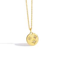 Латунное Ожерелье Горного Хрусталя, Латунь, плакирован золотом, Женский & со стразами, 15mm, длина:Приблизительно 17.71 дюймовый, продается Strand