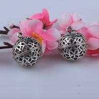 Zinc Alloy Jingle Bell for Christmas Decoration, plated, DIY, silver color, 24mm 