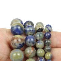 Sodalite Beads, Round, polished, DIY 