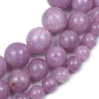 Calcedonia Violeta, Calcedonia púrpura, Esférico, pulido, Bricolaje & diverso tamaño para la opción, Púrpura, Vendido por Sarta