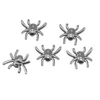 Stainless Steel Jewelry Cabochon, Spider, silver color plated Approx 