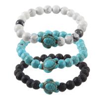 Turquoise Bracelets, fashion jewelry & elastic & Unisex Approx 8.3 Inch 