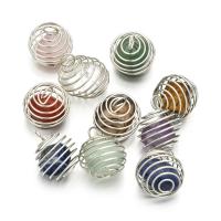 Gemstone Zinc Alloy Pendants, with Natural Stone, Adjustable & fashion jewelry 
