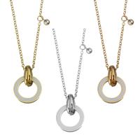 Stainless Steel Jewelry Necklace, fashion jewelry & for woman 15mm,1.5mm 2 