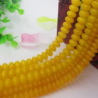Malaysia Jade Perle, Abakus,Rechenbrett, poliert, DIY & verschiedene Größen vorhanden, gelb, verkauft von Strang