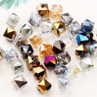 Doppelkegel Kristallperlen, Kristall, plattiert, DIY, mehrere Farben vorhanden, 4mm, 100PCs/Strang, verkauft von Strang