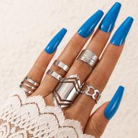 Zinc Set anillo de aleación, aleación de zinc, anillo de dedo, 5 piezas & Joyería & para mujer, más colores para la opción, Vendido por Set