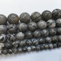 Map Stone Beads, Round, DIY 