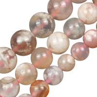 Agate Beads, Cherry Blossom Agate, Round, polished, DIY 