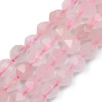 Natural Rose Quartz Beads, polished, DIY & faceted, pink, 8mm 