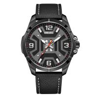 SMAEL® Men Jewelry Watch, Zinc Alloy, with PU Leather & Glass, plated, Life water resistant & fashion jewelry & for man 40mm 
