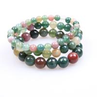 Agate Bracelets, Rainbow Agate, Round, polished, durable & for woman, multi-colored 