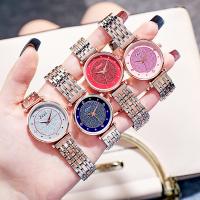 Bracelets de montre pour femmes, alliage de zinc, avec verre & acier inoxydable, mouvement japonais, plus de couleurs à choisir, 32*8mm, Vendu par PC