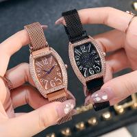 Bracelets de montre pour femmes, alliage de zinc, avec verre organique & acier inoxydable, bijoux de mode & mouvement japonais, plus de couleurs à choisir, 32*10mm, Vendu par PC