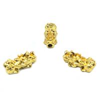 Zinc Alloy Jewelry Beads, fashion jewelry & DIY, golden, 25*10*9mm 