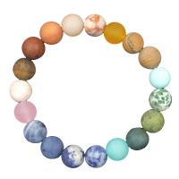 Gemstone Bracelets, Natural Stone, fashion jewelry & DIY, multi-colored Approx 6.2 Inch 