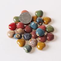 Gesprenkelte Porzellan Perlen, handgemacht, keine, 8mm, 10PCs/Tasche, verkauft von Tasche
