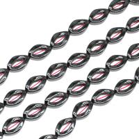 Magnetic Hematite Beads, Ellipse, polished Approx 16 Inch 