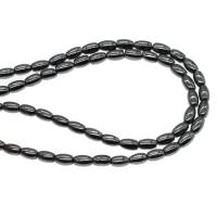 Magnetic Hematite Beads, Column, polished Approx 16 Inch 