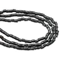 Magnetic Hematite Beads, Column, polished Approx 16 Inch 