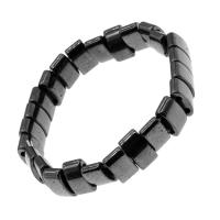 Magnetic Hematite Bracelets, Square, polished Approx 23 cm 