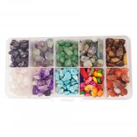 Природный камень Набор поиска ювелирных изделий, полированный, Много цветов для выбора, 8mm, продается Box