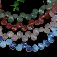 Mixed Gemstone Beads, Natural Stone, Teardrop, polished, faceted 