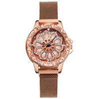 Women Wrist Watch, Zinc Alloy, with Stainless Steel, fashion jewelry & for woman & with rhinestone 38mm,13mm,16mm,23cm 