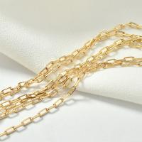 Brass Oval Chain, plated, DIY 