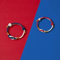 Unisex Bracelet, Cordon milanais, avec Cordon de noeud, Réglable & bijoux de mode & unisexe, plus de couleurs à choisir Vendu par brin