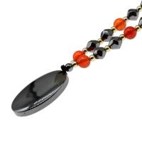 Magnetic Necklace, Magnetic Hematite, polished Approx 36 cm 