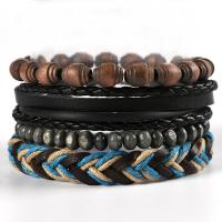 Wrap Bracelets, PU Leather, Adjustable & fashion jewelry & multilayer & Unisex, 6CM,17-18CM,8-9CM 